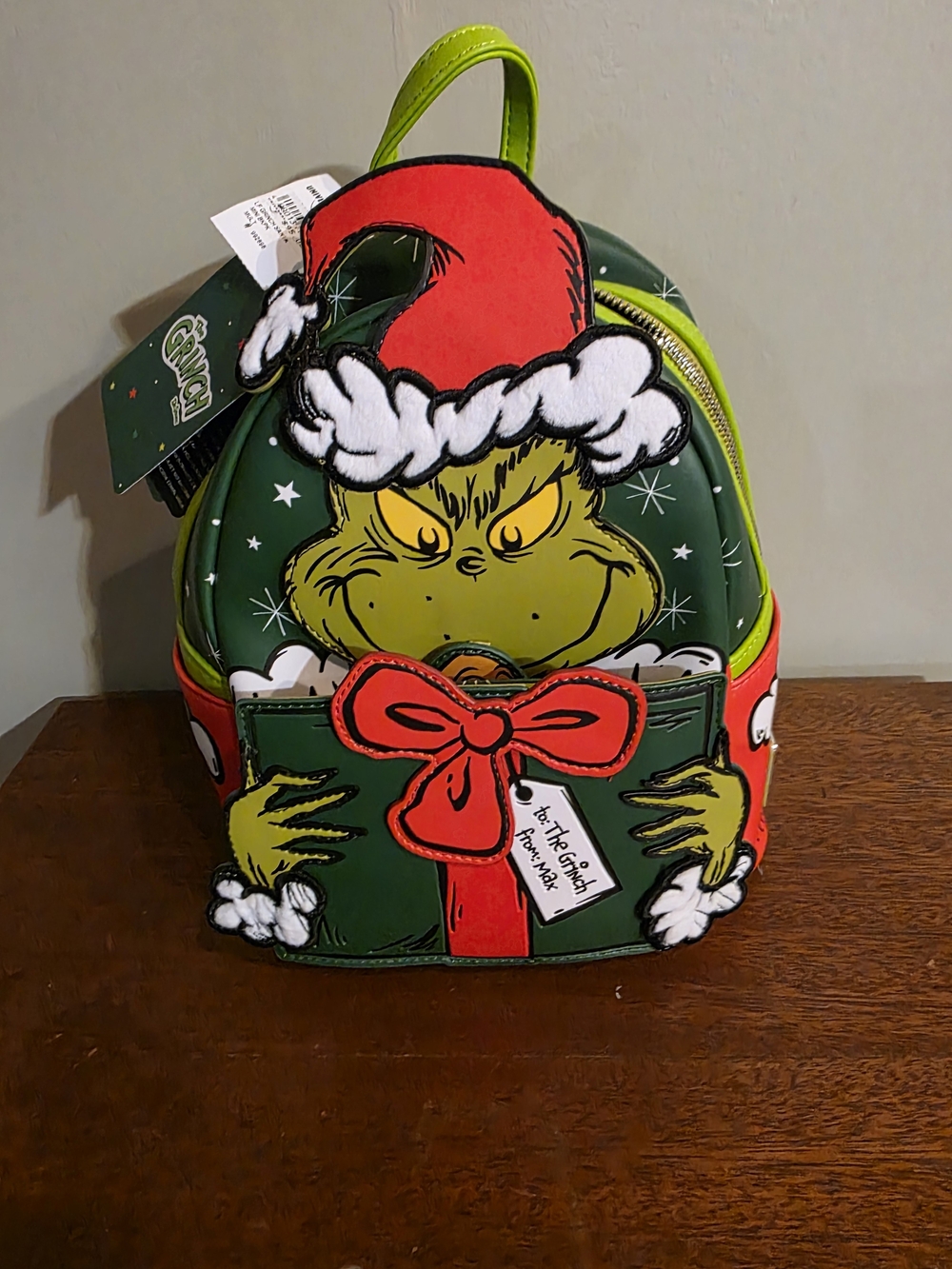 Loungefly Dr. Seuss The Grinch Santa Cosplay Mini Backpack